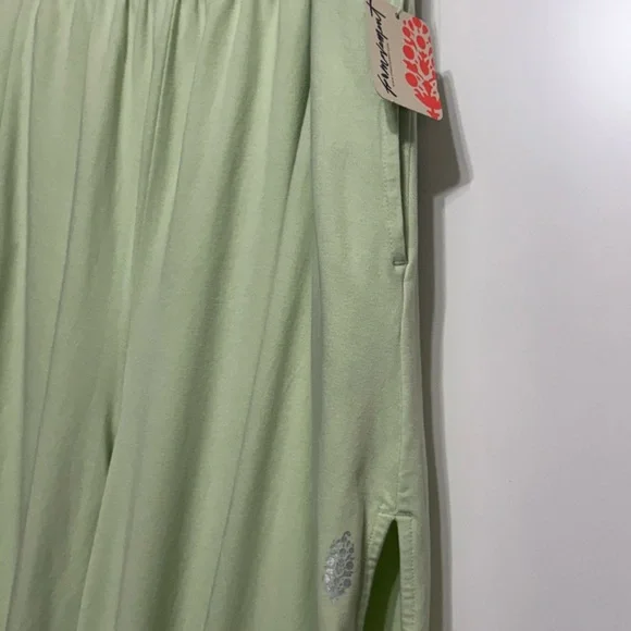 NWT, Free People, Hot Shot Slit, Wide Leg Pant, MEDIUM - Picture 6 of 10